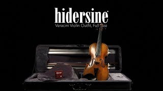 Hidersine Veracini Violin Outfit Full Size  Gear4music demo [upl. by Lazor]