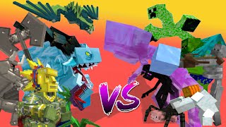 Mowzie’s Mobs vs Mutant Creatures in Minecraft [upl. by Ateinotna]