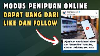 Modus Penipuan Berkedok Like dan Follow Terbaru [upl. by Kat]