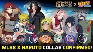 MLBB X NARUTO COLLAB CONFIRMED  MINATO X GUSION  KAKASHI X HAYA  GAARA X VALE JULIAN X SAIamp MORE [upl. by Aiksa]