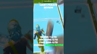 Lucky Pickaxe Review fortnite review tutorial [upl. by Yelyab]