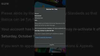 Why Roblox Bans Are So Ridiculous banned  roblox unfair [upl. by Lana]