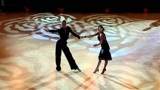 WDSF Cambrils  International Latin  Final  Vitaly Panteleev amp Daria Glukhova  solo rumba [upl. by Valina]