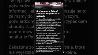 wirus choroba komar gorączka nil afryka polska gis wiadomości uwaga [upl. by Yniattirb]