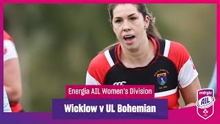 Wicklow v UL Bohemian  EnergiaAIL Highlights Womens Div 1 Rd 6 [upl. by Oelc]