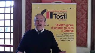 Concorso Internazionale Francesco Paolo Tosti Il Pres Istituto Nazionale Tostiano Remo di Martino [upl. by Lemuela]