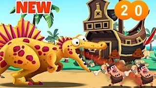 Dino Bash 2 episode 20 NEW DINO SPINO IS INSANE [upl. by Rice]