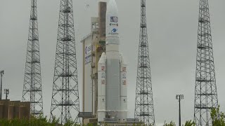 Ariane 5 aborted launch with the Juice spacecraft [upl. by Flemming]