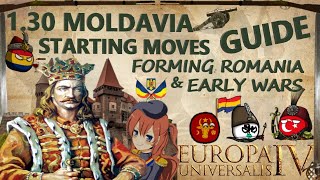 EU4 Moldavia Guide I Early Wars amp Forming Romania [upl. by Darell245]