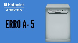 Máquina de lavar louça Hotpoint Ariston dá erro A5 [upl. by Bostow882]