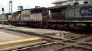 BNSF 5423 Leads Manifest TONS OF CSX POWER Joliet IL [upl. by Warwick]