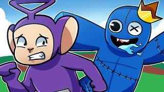 ESCAPE FROM HUNGRY BLUE  Tinky Winky Plays Roblox Hungry Blue [upl. by Hahn]