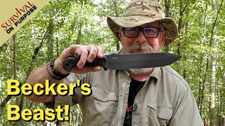 Kabar Becker BK9 Combat Bowie  Sharp Saturday [upl. by Krid]