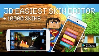 3D Skin Editor for Minecraft PE [upl. by Nylesor]