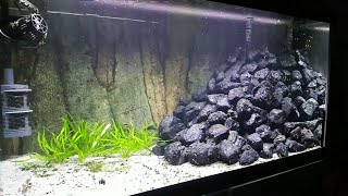 Aquascaping the 70 Gallon Start to Finish A LOT OF STONES [upl. by Fahey531]