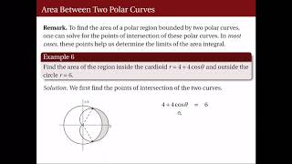 Math 22 Lec 17 Arc Length of Polar Curves and Area of Polar Regions Part 2 of 2 [upl. by Sanez535]