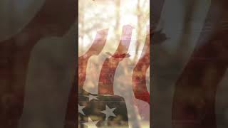 Composite of American Flag and Autumn Leaves Falling in Park Video  WaveBreak Media shorts [upl. by Assyla]