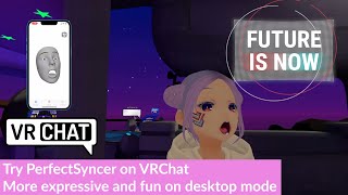 Try PerfectSyncer on VRChat  more expressive and fun on desktop mode with PerfectSync [upl. by Nilved868]