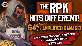 The RPK HITS DIFFERENT MUST TRY for INSANE DAMAGE 64 AMP DMG The Division 2 TU20 thedivision2 [upl. by Bianchi]