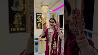 Mehndi Wale Haatho ki ❤️ youtubeshorts karwachauth lovemusic [upl. by Ocisnarf]