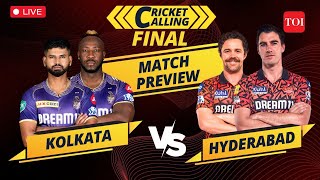 IPL 2024 Final Live Clash of Champions SRH Vs KKR Preview  Cricket Calling [upl. by Atinuaj]