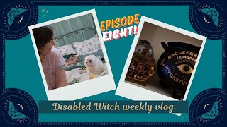 Puppy misbehaviour amp Halloween decorations  Disabled witch Weekly Vlog 08 CC [upl. by Cesare]