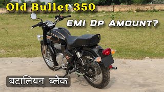 Finally Old Bullet 350 Standard is Here  Dp Amount EMI  only 215000  New Updates  बटालियन ब्लैक [upl. by Lorinda]