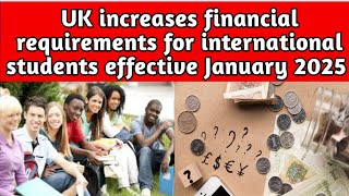 UK Home Office Increases International Student Maintenance Fees to £1443 Per Month [upl. by Valaree]