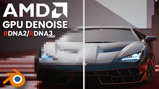 How to Enable AMD GPU Denoise  Blender 41 [upl. by Alysoun]