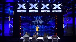 14 year old singer Keren wins the golden buzzer with her performs quotRise Upquot [upl. by Joashus]