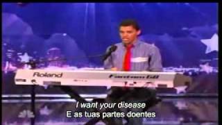 Americas Got Talent 2011  Daniel Joseph Baker LEGENDADO PT [upl. by Naret858]