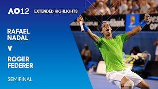 Rafael Nadal v Roger Federer Extended Highlights  Australian Open 2012 Semifinal [upl. by Aihsi]