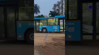 BMTC reoperating 328H volvo bus between Hosakote↔️Attibele via KadugodiWhite fieldSarjapur viral [upl. by Wyndham]