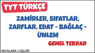 Zamirler Sıfatlar Zarflar Edat  Bağlaç  Ünlem [upl. by Stricklan613]