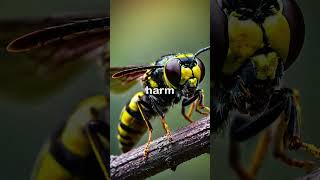 🐝 Bees vs Wasps What’s the Difference facts insects insectlife bee wasps [upl. by Lanam793]