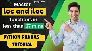 Python Pandas tutorial  Pandas iloc and loc  iloc vs loc  iloc and loc with examples [upl. by Atipul238]