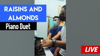 Raisins and Almonds Piano Duet  Alfreds 1  Adult Piano Class  LIVE Music Class [upl. by Abell]