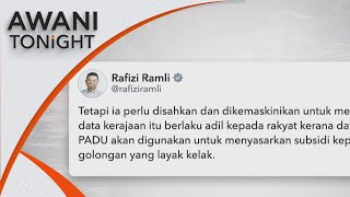 AWANI Tonight Padu is not a waste  Rafizi [upl. by Nyladnar]