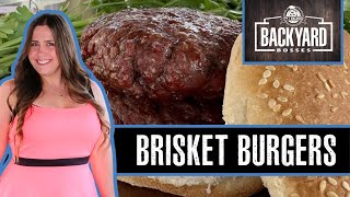 How to Make Smoked Brisket Burgers at Home  Pit Boss Grills [upl. by Claman]