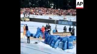 SYND 7 3 77 HIGHLIGHTS OF WORLD ICE SPEEDWAY CHAMPIONSHIPS [upl. by Nethsa56]