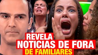 BBB 24  Tadeu ENTRA AO VIVO e da notícias EXTERNAS sobre família dos brothers [upl. by Orodisi621]