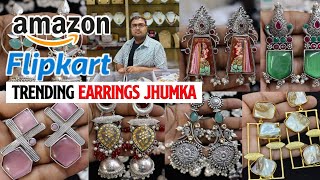 Jaipuri Meenakari Silver Replica Monalisa Brass Earrings Jhumka Manufacturer  Smart Bhaiji [upl. by Nyrok]