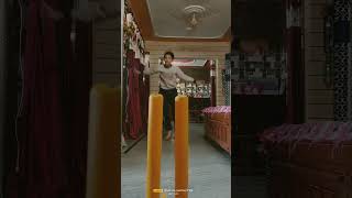 inswing bowling trick sharmafamily inswingbowling [upl. by Akeylah359]