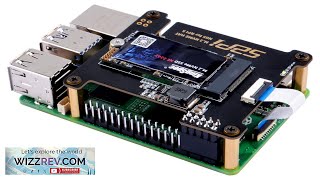 52Pi N05 M2 2242 PCIe To NVMe Top Extension Adapter Board Review [upl. by Colston3]