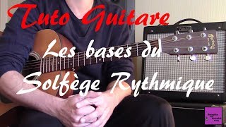 Tuto guitare  Les bases du solfège rythmique TAB [upl. by Atikahs414]