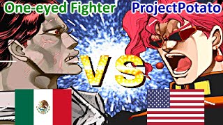 JoJos Bizarre Adventure  Oneeyed Fighter vs ProjectPotato [upl. by Paradies]