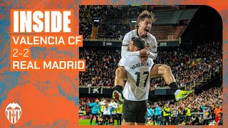 VCF INSIDE  VALENCIA CF 2  2 REAL MADRID CF [upl. by Eniliuqcaj]