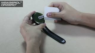 NEWZEROL Smartwatch Installation For 3D SoftEdge Screen Protectors Yellow [upl. by Marquis]