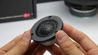 ScanSpeak Illuminator D3004602000 Tweeter Textile Dome [upl. by Nylakcaj]