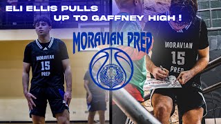 Moravian Prep Vs Gaffney High Eli Ellis pulled up and TAKES OVER the gym [upl. by Diamante]